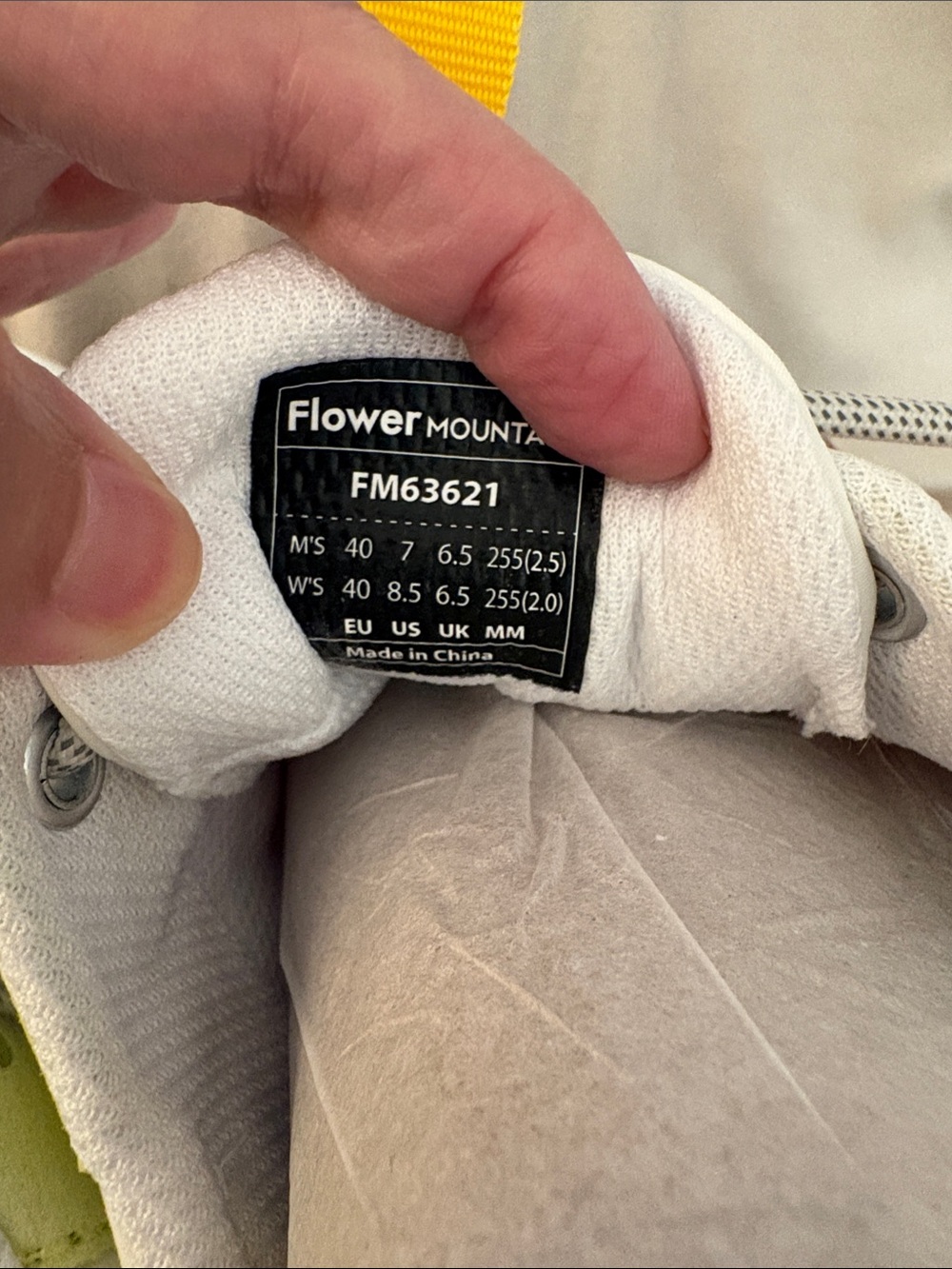 NWT Flower Mountain YAMANO 3 WOMAN KAISO - Eco-suede technical fabric Sneaker - Picture 11 of 15